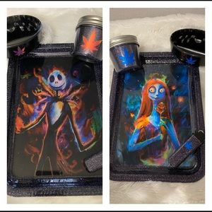 His & Hers Rolling Tray Set
